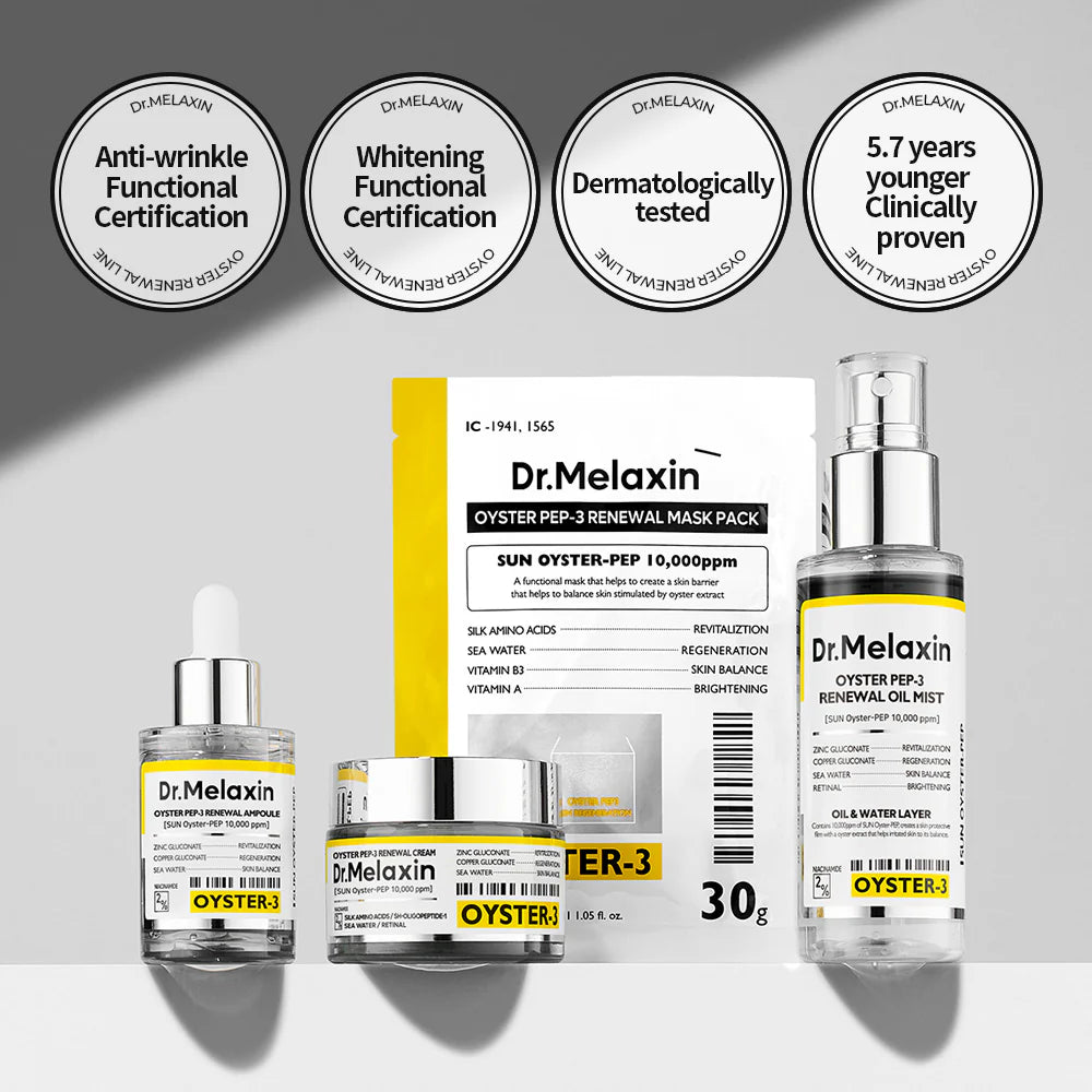 Oyster Pep-3 Renewal Anti-Aging Line