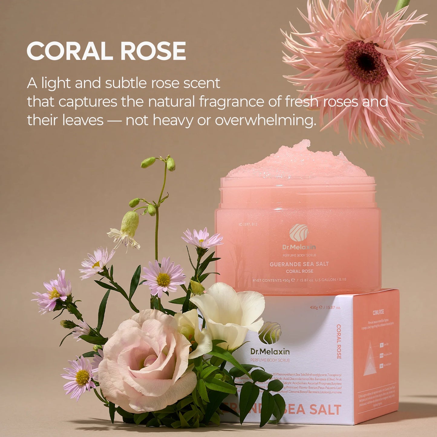 Guerande Sea Salt Perfume Body Scrub 2 types