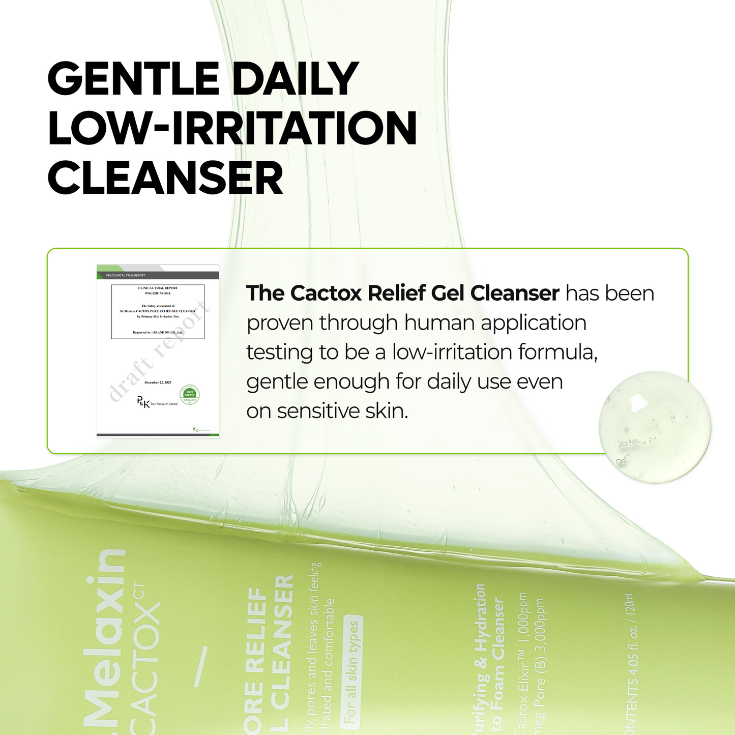 CACTOX Pore Relief Gel Cleanser