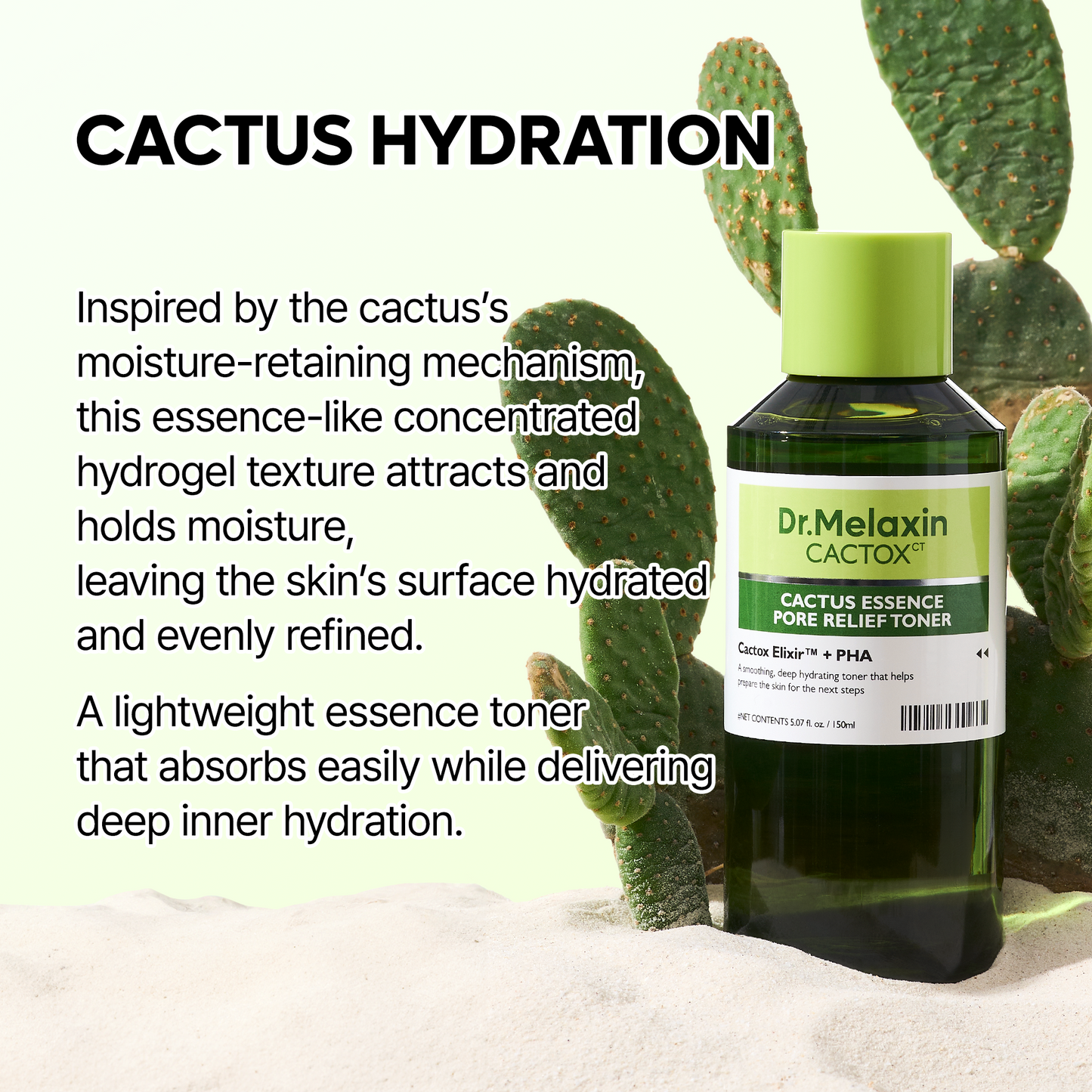 CACTOX Essence Pore Relief Toner