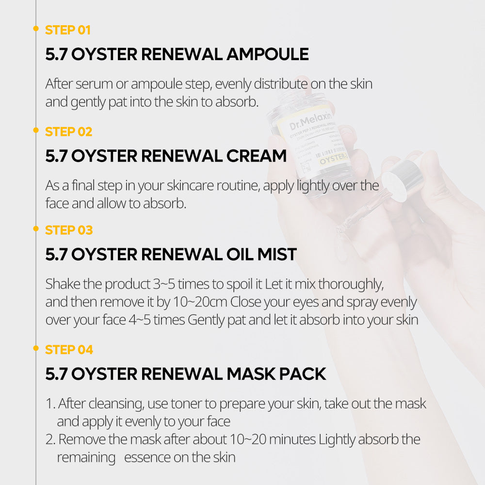 Oyster Pep-3 Renewal Anti-Aging Line