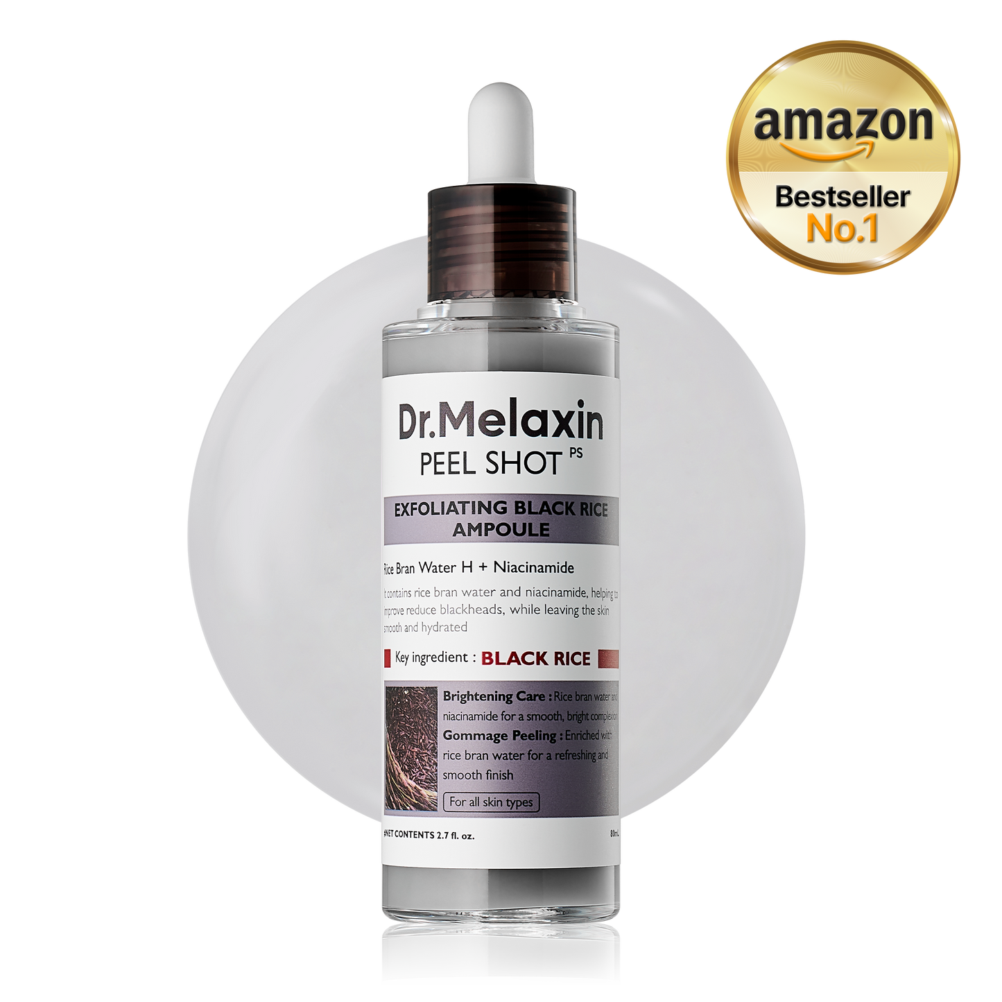 [Amazon #1] Peel Shot Black Rice Ampoule